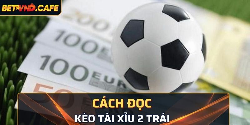 Cách đọc kèo tài xỉu 2 trái tại Bet VND